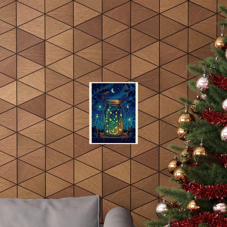 Mason Jar Fireflies Night - Poster bild 4