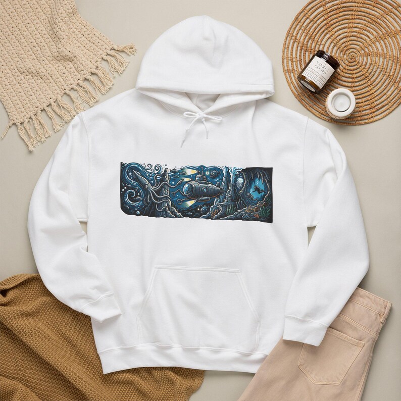 Deep Sea Submarine Adventure - Hoodie image 4
