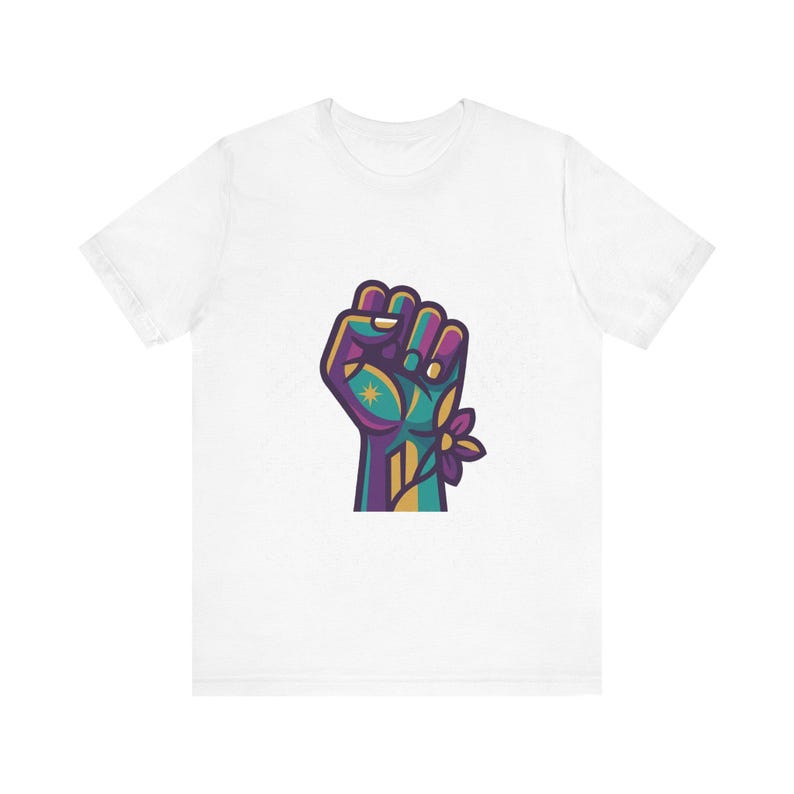 Feminist Girl Power Fist - Tshirt image 1