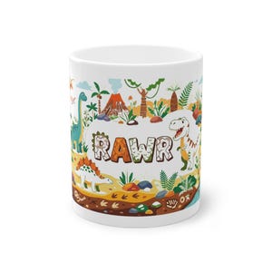 Dinosaur Rawr Kids Fun - Mug image 1