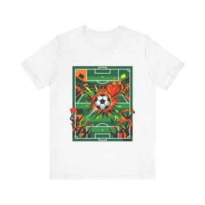 Soccer Ball Field Passion - Tshirt 画像 1