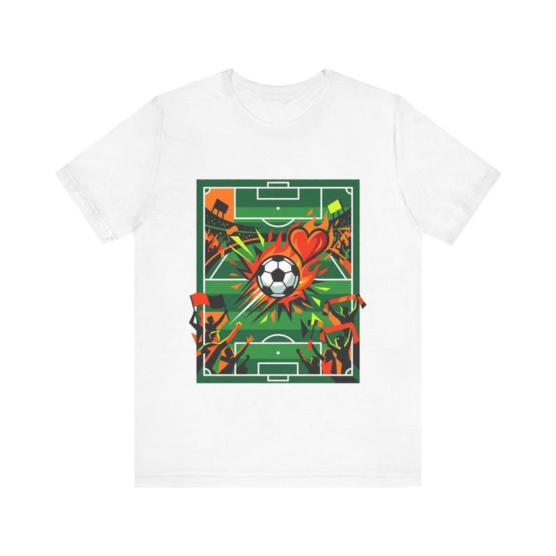 Soccer Ball Field Passion - Tshirt 画像 1
