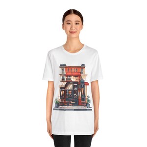 French Cafe Paris Street Scene - Tshirt image 5