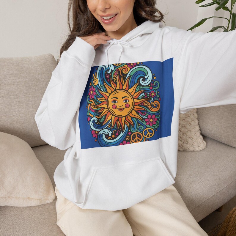 Good Vibes Only Hoodie - Streetwear Aesthetic Pullover, Trendy Graphic Sweatshirt, Positive Energy Apparel Gift imagem 3