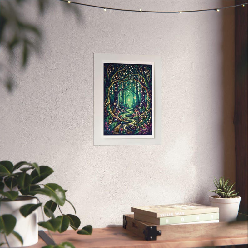 Enchanted Forest Fairy Lights - Poster 画像 6