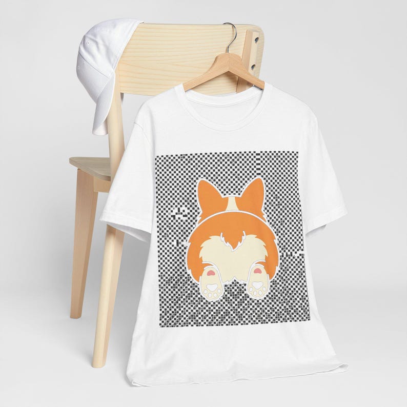 Cute Corgi Butt Dog Lover - Tshirt afbeelding 3