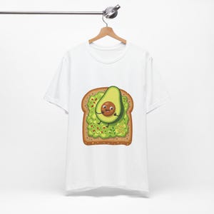 Funny Avocado Toast Breakfast - Tshirt afbeelding 2