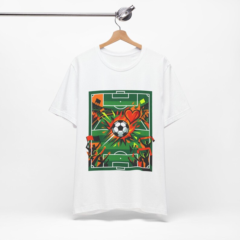 Soccer Ball Field Passion - Tshirt 画像 3
