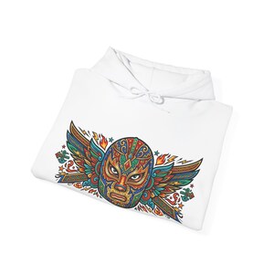 Mexican Luchador Mask Colorful - Hoodie Bild 2