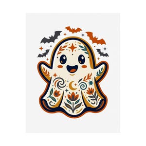 Cute Ghost Boo Halloween - Poster image 2