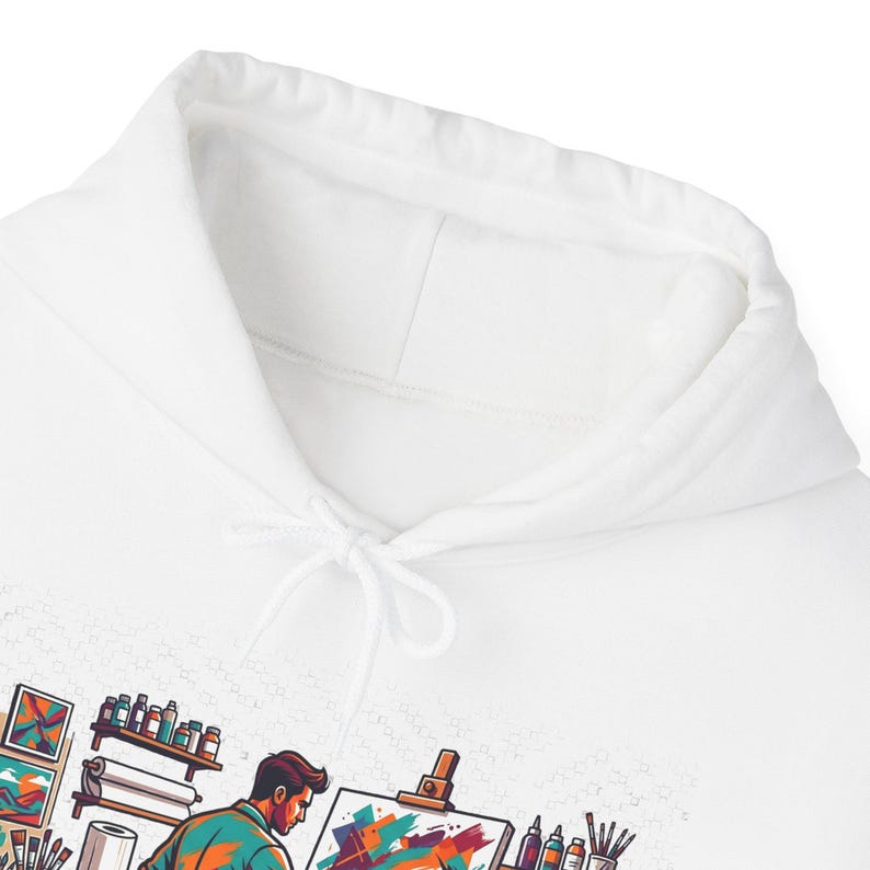 Paintbrush Artist Studio - Hoodie image 3