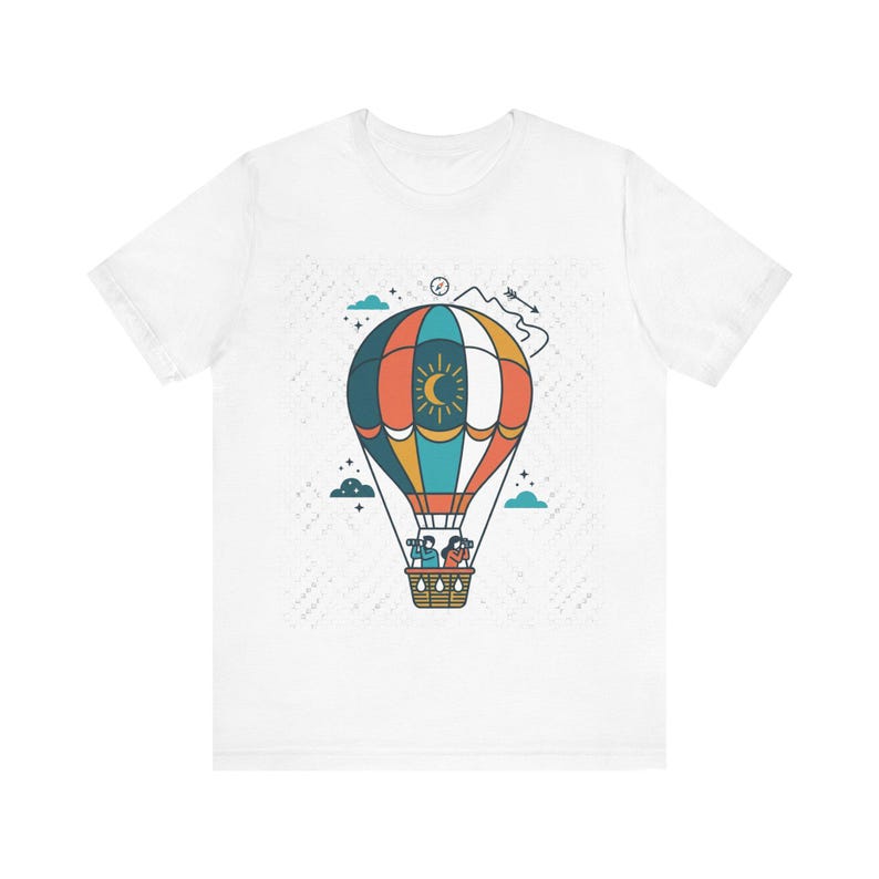 Hot Air Balloon Wanderlust - Tshirt immagine 1