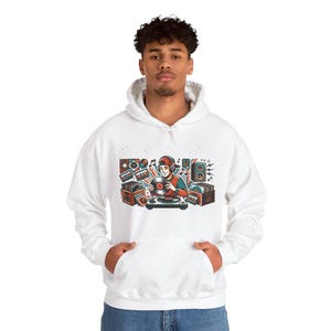 Retro Vinyl Record Music Lover - Hoodie image 6