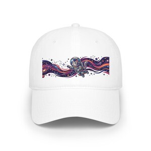 Cosmic Astronaut Cat Exploring Galaxies - Cap image 1