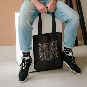 Vintage Bicycle With Basket - Tote Bag 画像 5