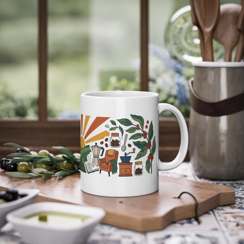 Motivational Quote Rise And Grind - Mug immagine 4