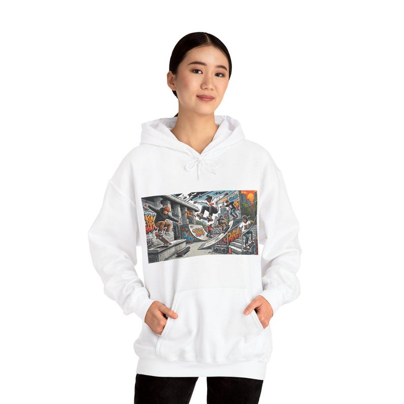 Skateboard Street Culture - Hoodie Bild 6