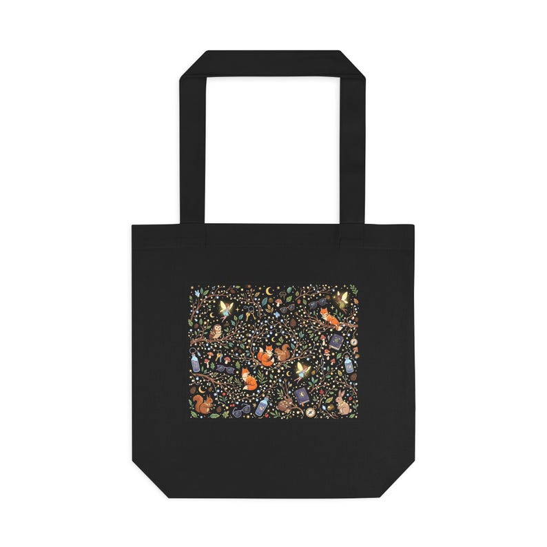 Enchanted Forest Fairy Lights - Tote Bag 画像 1