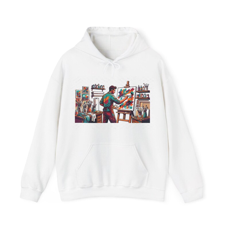 Paintbrush Artist Studio - Hoodie image 1