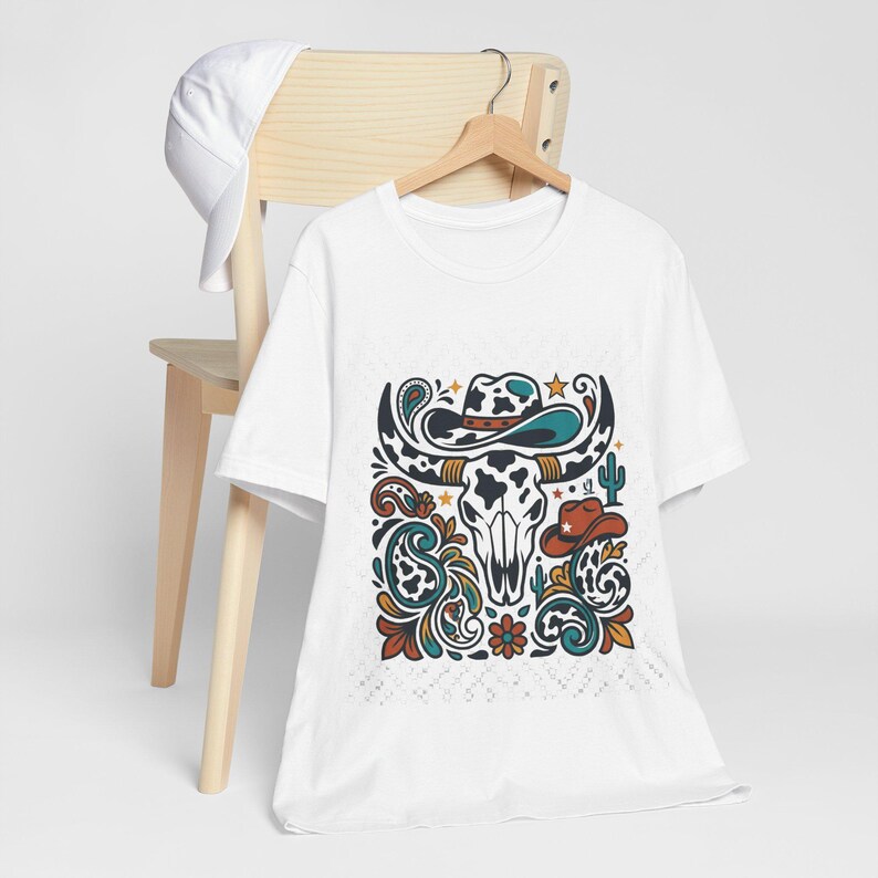 Cow Print Western Style - Tshirt immagine 4