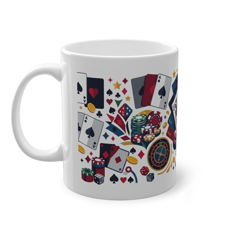 Poker Cards Casino Night - Mug Bild 2