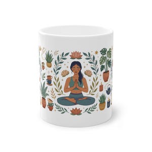 Yoga Pose Namaste - Mug image 1