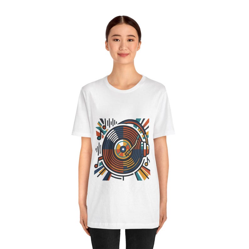 Retro Vinyl Record Music Lover - Tshirt zdjęcie 5