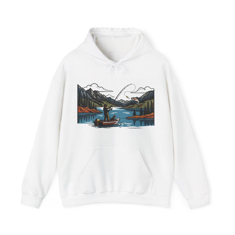 Fishing Rod Lake Life - Hoodie zdjęcie 1
