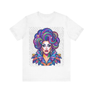 Drag Queen Fabulous Portrait - Tshirt image 1
