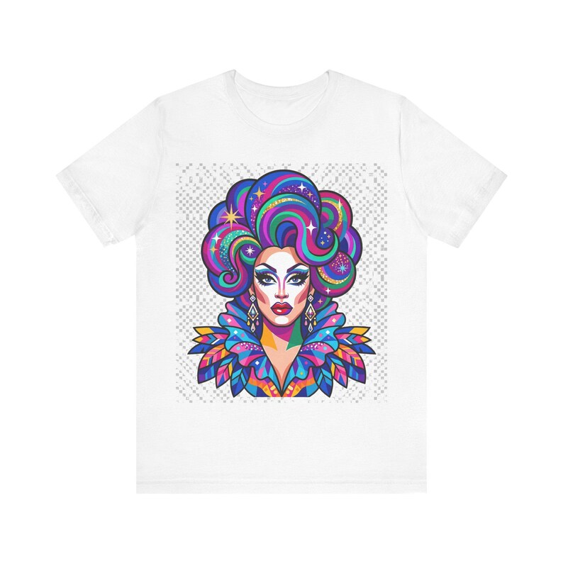Drag Queen Fabulous Portrait - Tshirt image 1