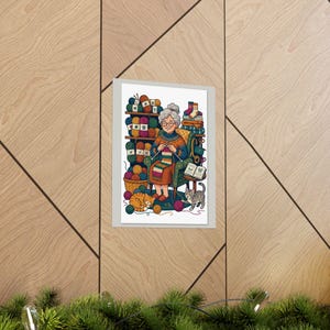 Knitting Yarn Grandma Life - Poster image 5