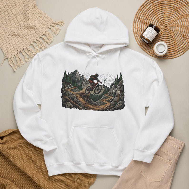 Mountain Bike Trail Adventure - Hoodie imagen 3