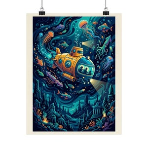 Deep Sea Submarine Adventure - Poster image 1