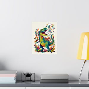 Dinosaur Rawr Kids Fun - Poster afbeelding 8
