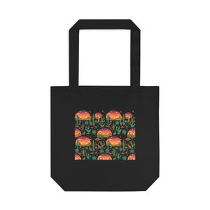 Desert Cactus Under Southwest Sunset - Tote Bag Bild 1