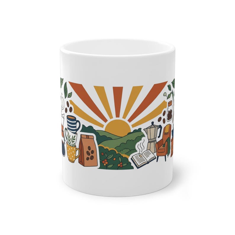 Motivational Quote Rise And Grind - Mug immagine 1
