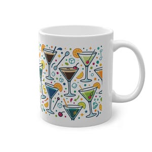 Martini Glass Cheers - Mug image 3