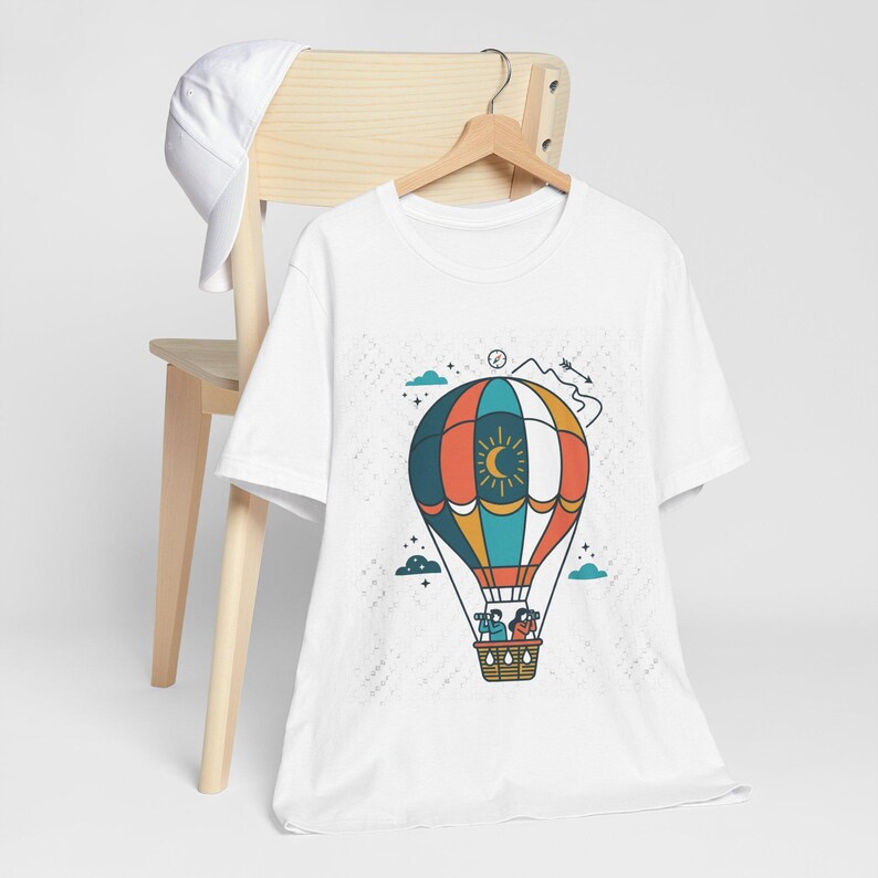 Hot Air Balloon Wanderlust - Tshirt immagine 4