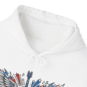 Electric Guitar Rock On - Hoodie zdjęcie 3