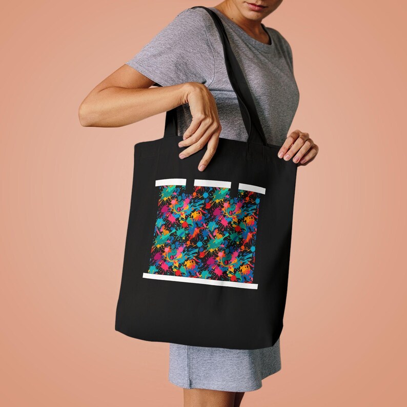 Abstract Paint Splash Colorful - Tote Bag Bild 4