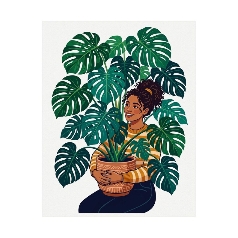 Proud Plant Parent Monstera - Poster 画像 2
