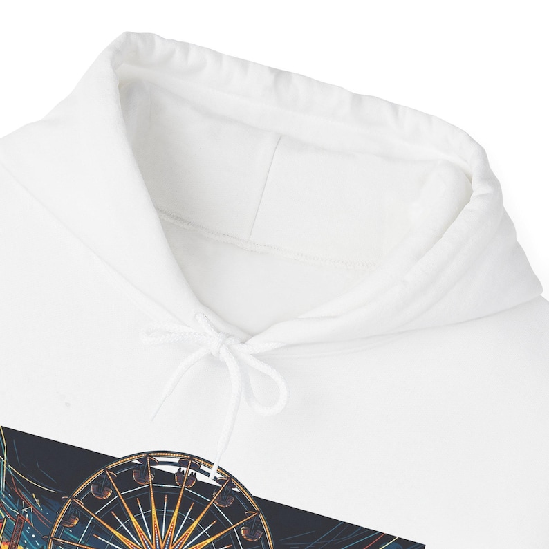 Carnival Ferris Wheel Night Lights - Hoodie zdjęcie 3