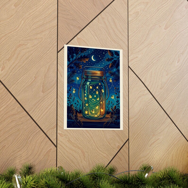 Mason Jar Fireflies Night - Poster bild 5