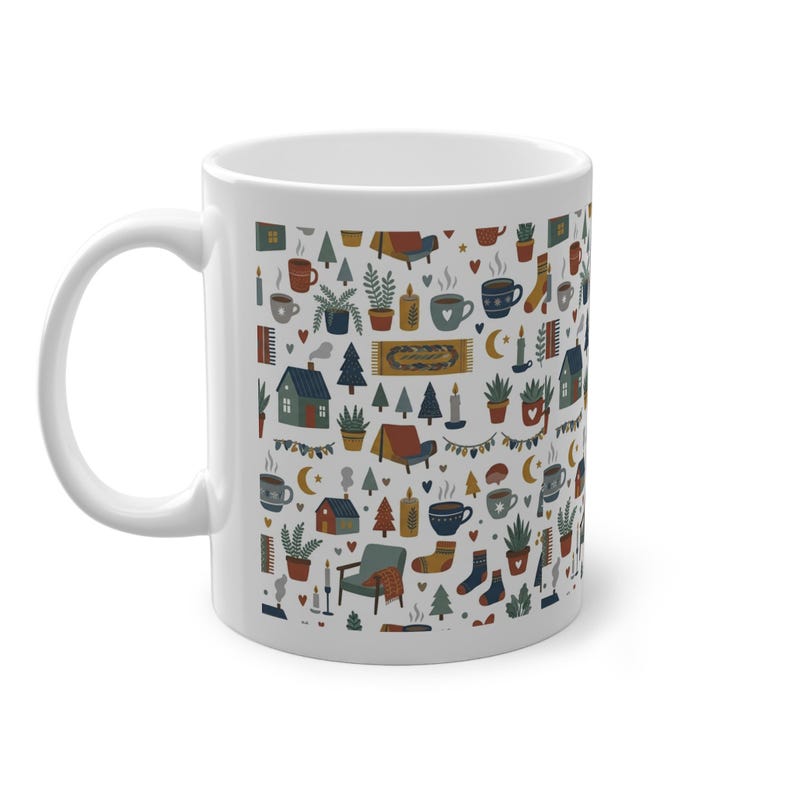 Scandinavian Hygge Cozy Home - Mug image 2