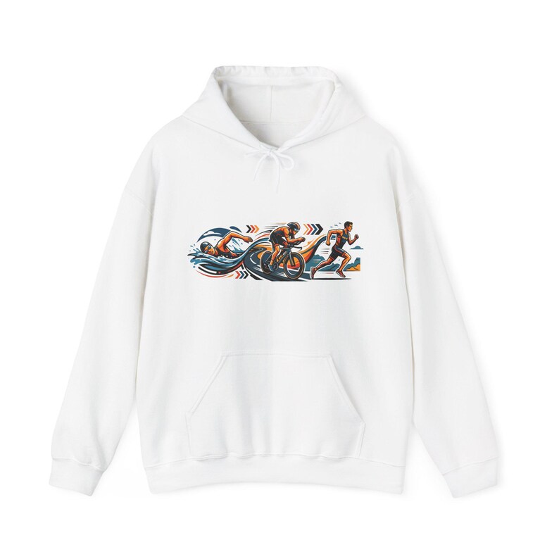 Triathlon Swim Bike Run - Hoodie image 1