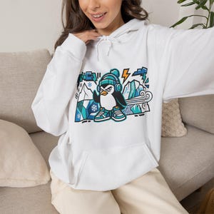 Penguin Arctic Cute - Hoodie image 5