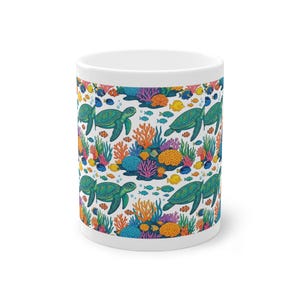Tropical Sea Turtle Coral Reef - Mug Bild 1
