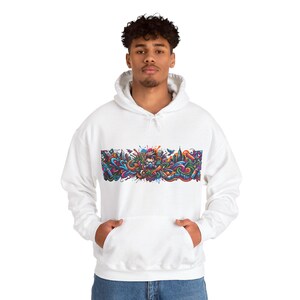 Graffiti Urban Street Art Mural - Hoodie image 7