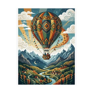 Hot Air Balloon Wanderlust - Poster image 2