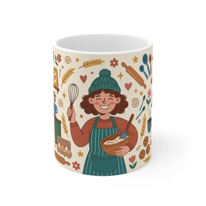Whisk Taker Mug, Funny Baking Mug, Baking Lover Gift, Baker Coffee Cup, Kitchen Humor Gift bild 1